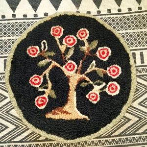 Tree of Life - Hooked Wool Pad - 2 pcs